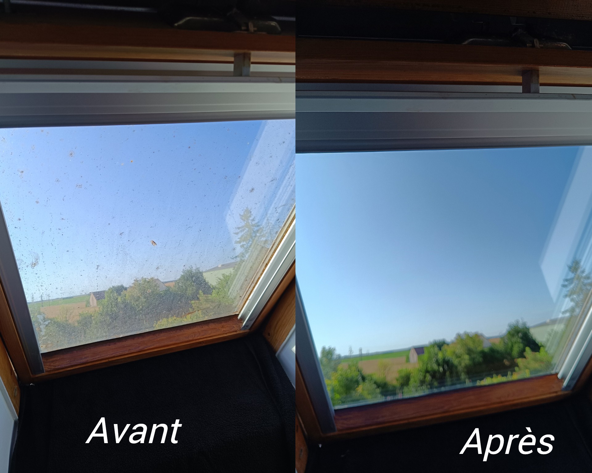 Photo avant/après D